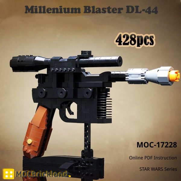 STAR WARS MOC 17228 Millenium Blaster DL 44 by buildbetterbricks MOCBRICKLAND 2