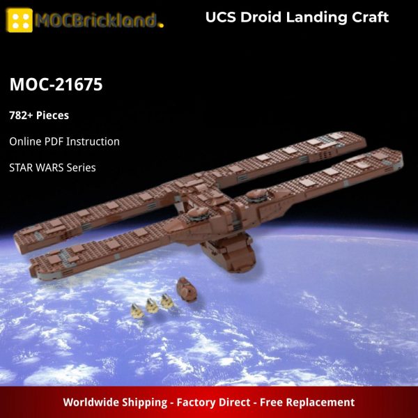 STAR WARS MOC 21675 UCS Droid Landing Craft by EmpireBricks MOCBRICKLAND 2