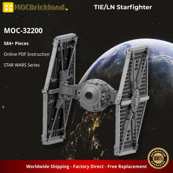 STAR WARS MOC 32200 TIELN Starfighter by Theoderic MOCBRICKLAND 2