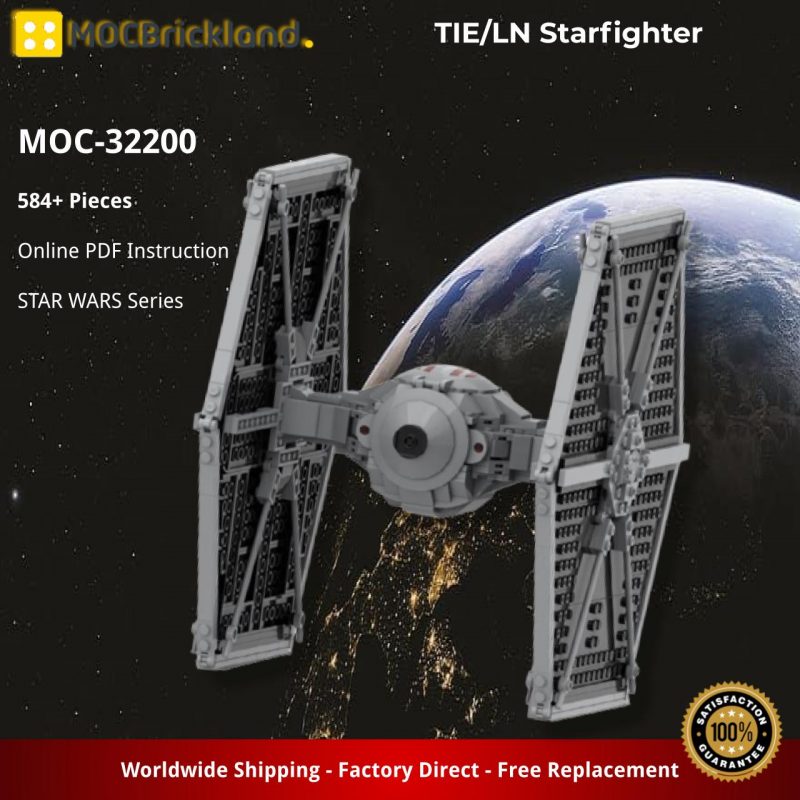 STAR WARS MOC 32200 TIELN Starfighter by Theoderic MOCBRICKLAND 2 800x800 1