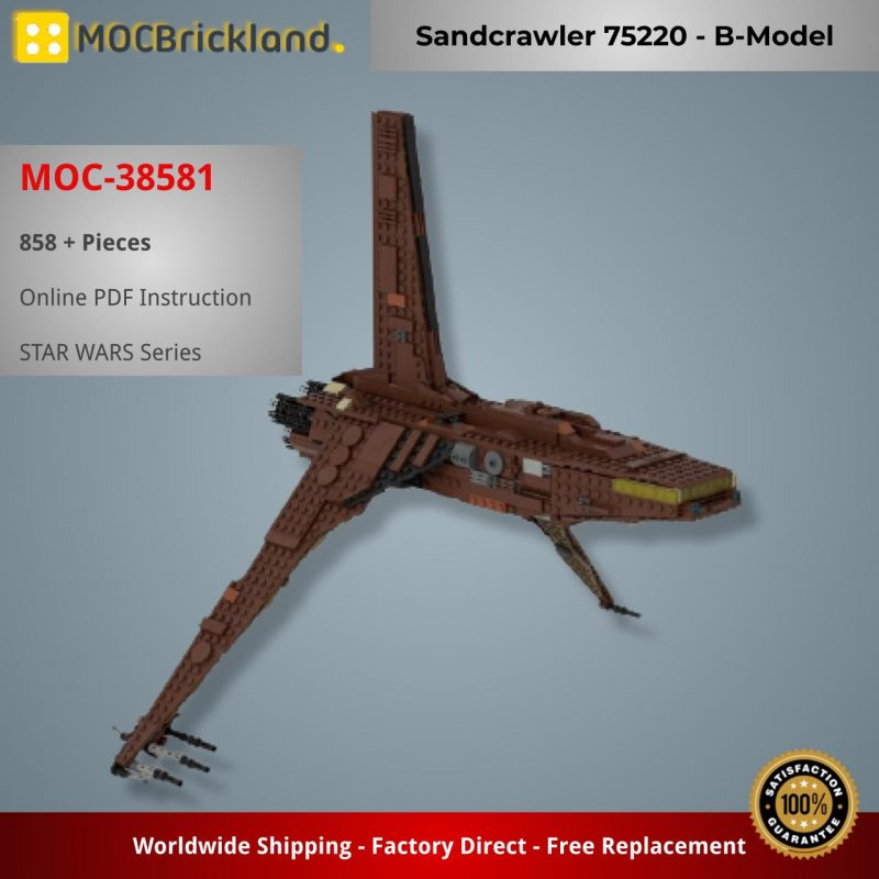 STAR WARS MOC 38581 Sandcrawler 75220 B Model by brickgloria MOCBRICKLAND 2 800x800 1