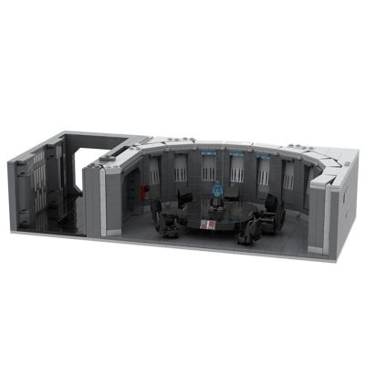 STAR WARS MOC 40358 Death Star Conference Room with Hallway by TheCreatorr MOCBRICKLAND 2