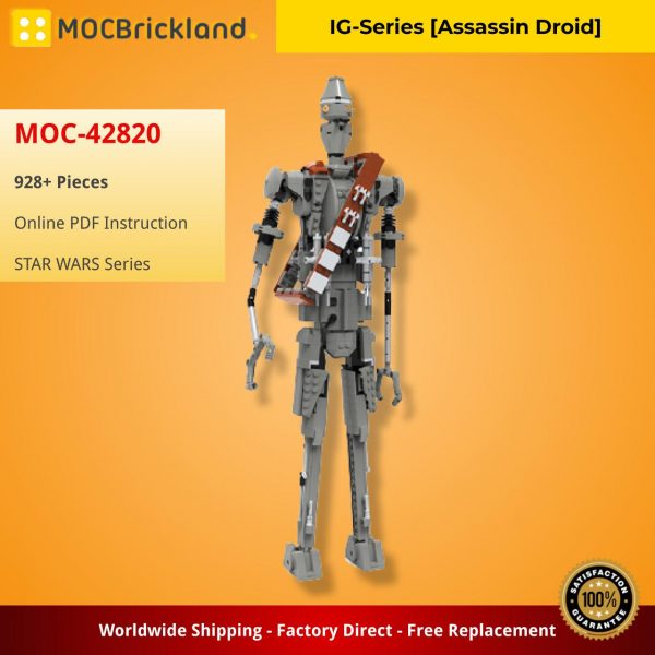 STAR WARS MOC 42820 IG Series Assassin Droid by Brickopaths MOCBRICKLAND