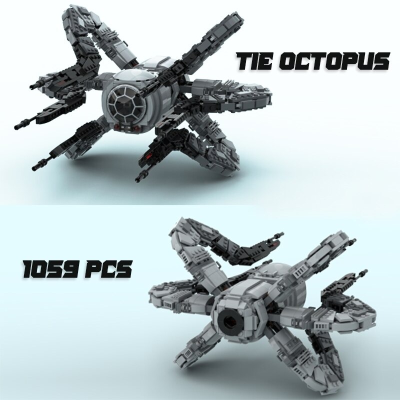 STAR WARS MOC 48191 TIE Octopus by QuentinD MOCBRICKLAND 5 1