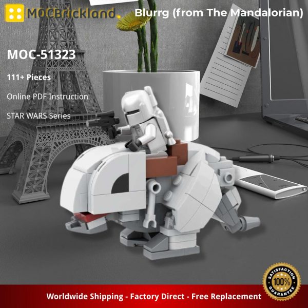 STAR WARS MOC 51323 Blurrg from The Mandalorian by thomin MOCBRICKLAND 4