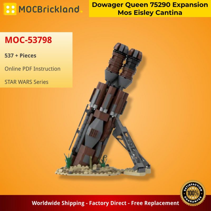 STAR WARS MOC 53798 Dowager Queen 75290 Expansion Mos Eisley Cantina by 6211 MOCBRICKLAND 4 800x800 1