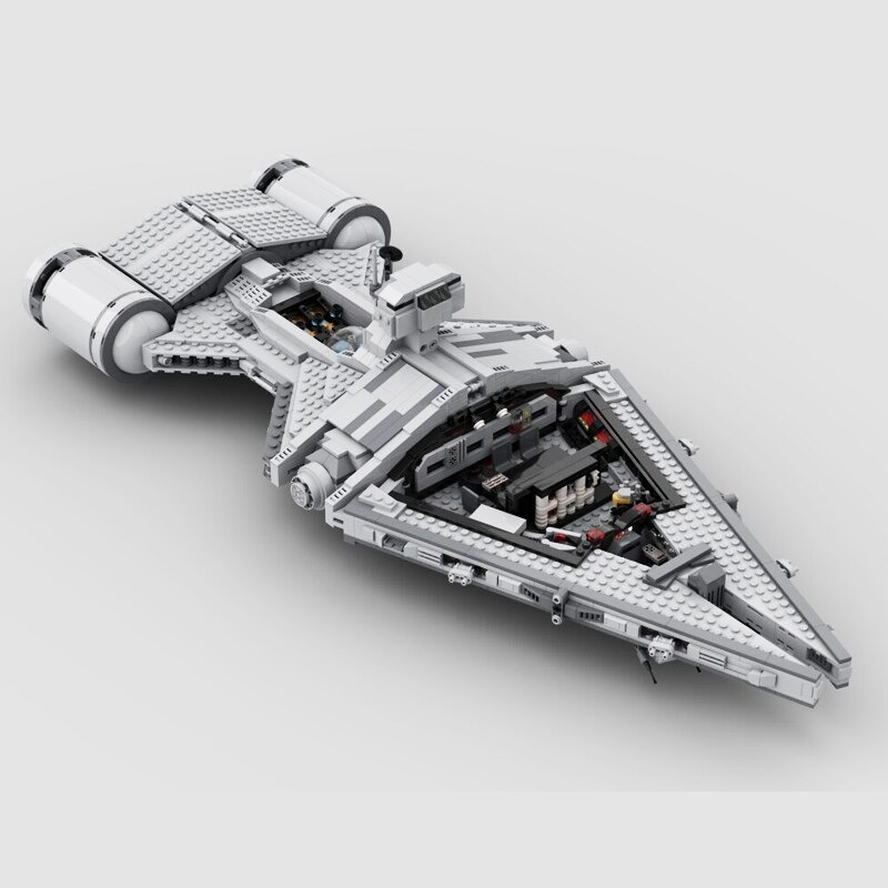 STAR WARS MOC 55173 Imperial Arquitens Class Command Cruiser by Ignatius666 MOCBRICKLAND 4 1