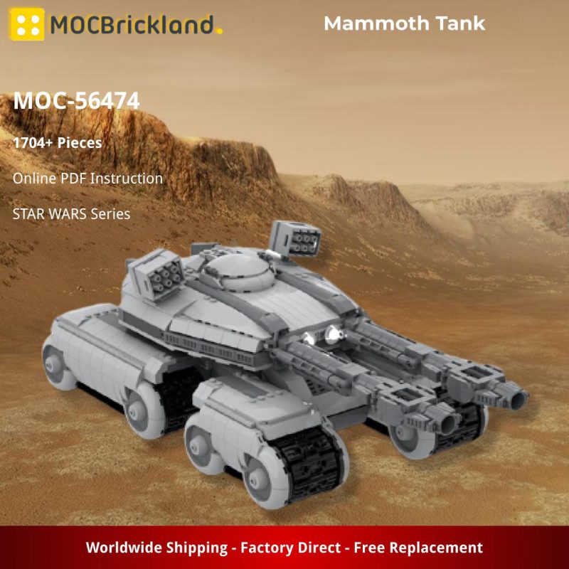 STAR WARS MOC 56474 Mammoth Tank by azarleouf MOCBRICKLAND 5 800x800 1