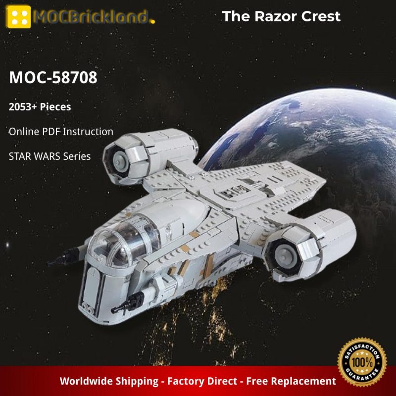 STAR WARS MOC 58708 The Razor Crest by EDGE OF BRICKS MOCBRICKLAND 2 800x800 1