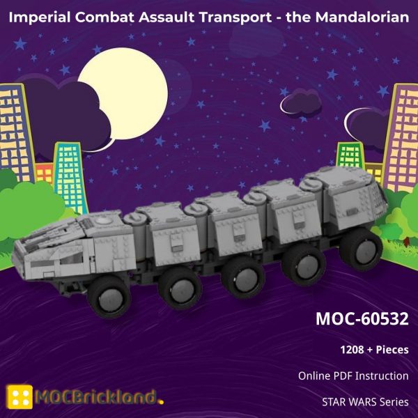 STAR WARS MOC 60532 Imperial Combat Assault Transport the Mandalorian by Bruxxy MOCBRICKLAND 4