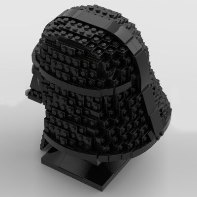 STAR WARS MOC 61274 Darth Vader Helmet Updated version by Albo.Lego MOCBRICKLAND 5