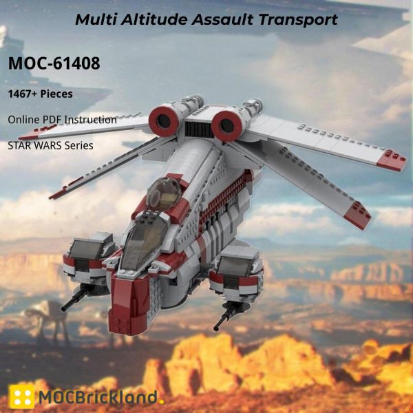 STAR WARS MOC 61408 Multi Altitude Assault Transport by ThrawnsRevenge MOCBRICKLAND 4