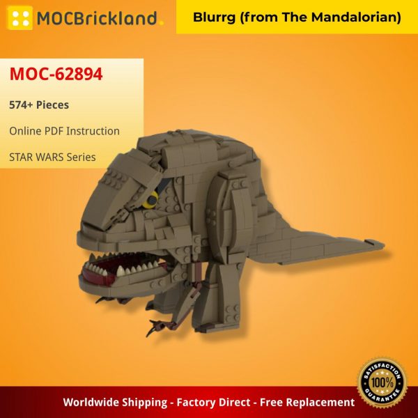 STAR WARS MOC 62894 Blurrg from The Mandalorian by tomclarke MOCBRICKLAND 2