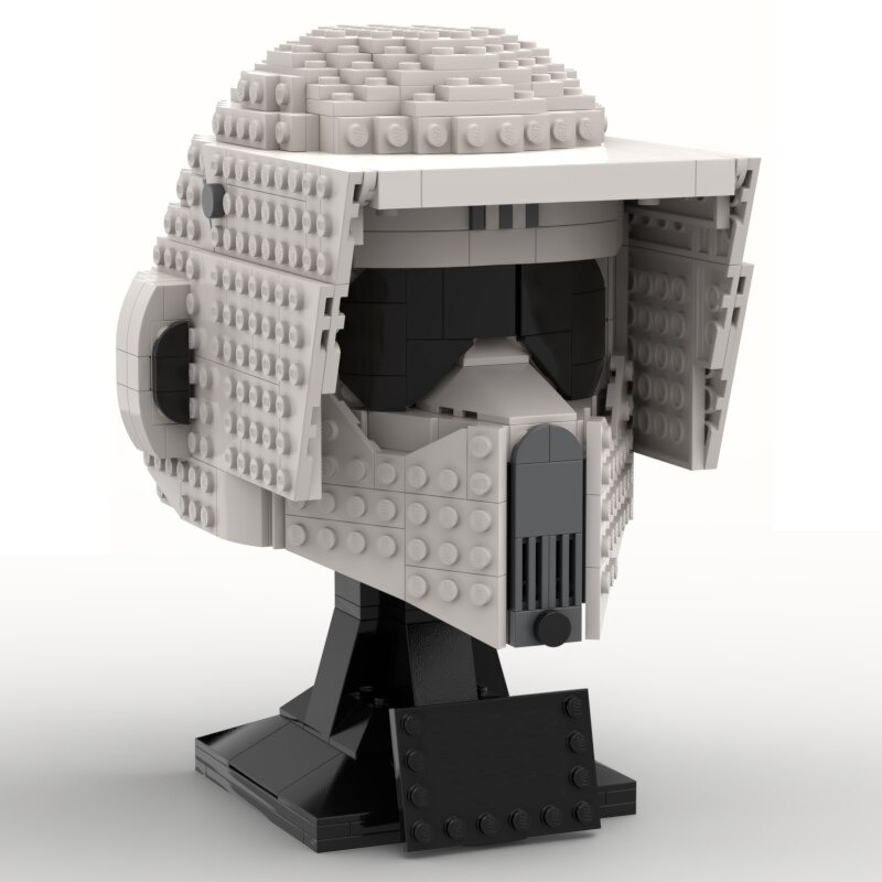 STAR WARS MOC 63841 Scout Trooper Helmet by Albo.Lego MOCBRICKLAND 4 1