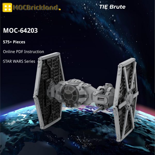 STAR WARS MOC 64203 TIE Brute by scruffybrickherder MOCBRICKLAND 2