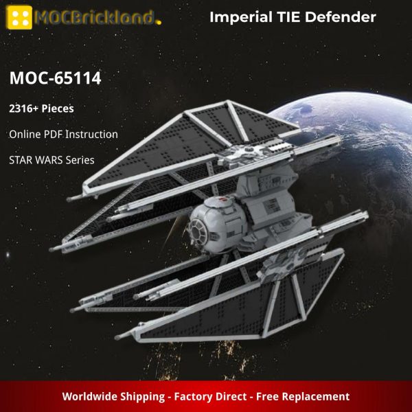 STAR WARS MOC 65114 Imperial TIE Defender MOCBRICKLAND 2