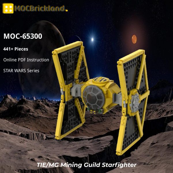 STAR WARS MOC 65300 TIEMG Mining Guild Starfighter by veryblocky MOCBRICKLAND 2