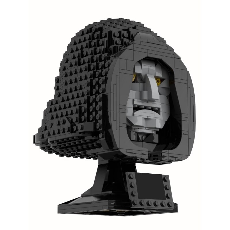STAR WARS MOC 72686 Emperor Palpatine Bust Helmet Collection Style by Albo.Lego MOCBRICKLAND 5 1