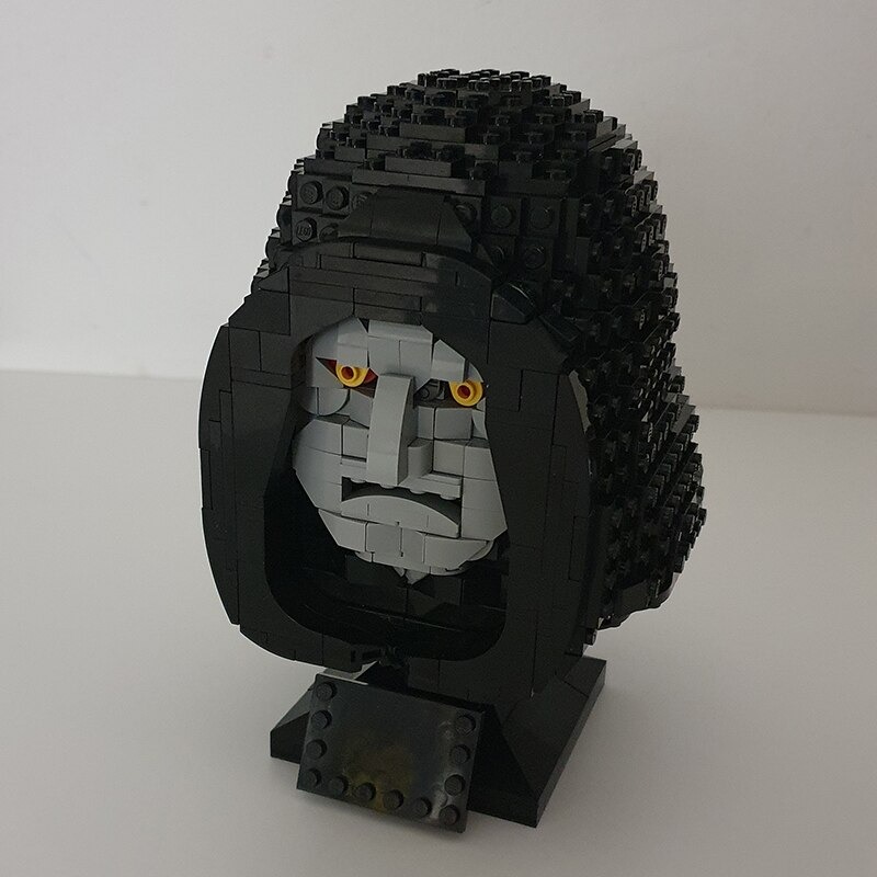 STAR WARS MOC 72686 Emperor Palpatine Bust Helmet Collection Style by Albo.Lego MOCBRICKLAND 6 1