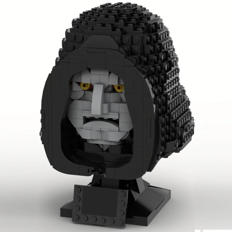 STAR WARS MOC 72686 Emperor Palpatine Bust Helmet Collection Style by Albo.Lego MOCBRICKLAND 7 1