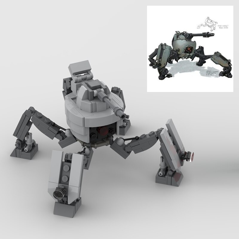 STAR WARS MOC 72903 Advanced Dwarf Spider Droid by ThrawnsRevenge MOCBRICKLAND 1 1