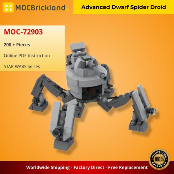 STAR WARS MOC 72903 Advanced Dwarf Spider Droid by ThrawnsRevenge MOCBRICKLAND 2