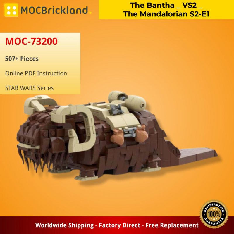 STAR WARS MOC 73200 The Bantha VS2 The Mandalorian S2 E1 by dsodb lego MOCBRICKLAND 5 800x800 1