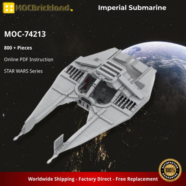 STAR WARS MOC 74213 Imperial Submarine by ThrawnsRevenge MOCBRICKLAND 5
