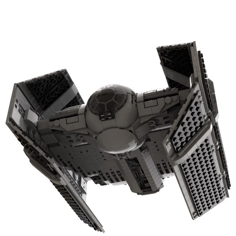 STAR WARS MOC 74856 TIE AD Advanced x1 Vaders Ship by thomin MOCBRICKLAND 6 1