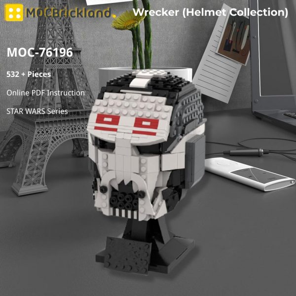 STAR WARS MOC 76196 Wrecker Helmet Collection by Breaaad MOCBRICKLAND 4