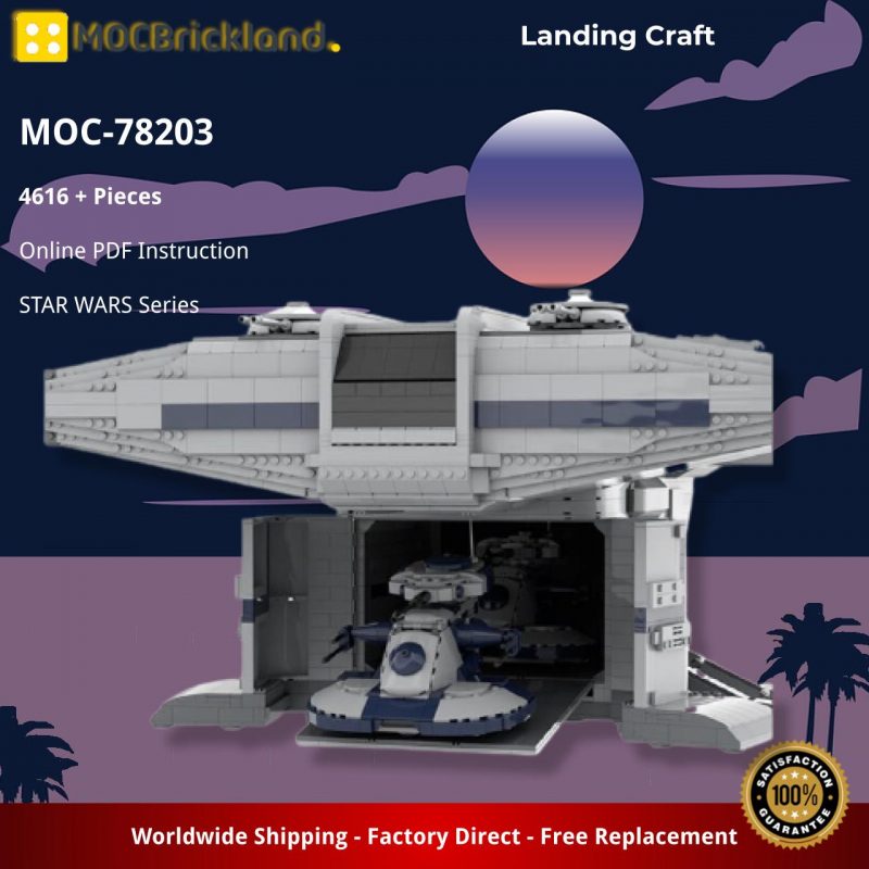 STAR WARS MOC-78203 Landing Craft MOCBRICKLAND 7 STAR WARS MOC 78203 Landing Craft by Brick boss pdf MOCBRICKLAND 5 800x800 1