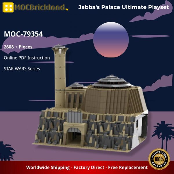 STAR WARS MOC 79354 Jabbas Palace Ultimate Playset by Brick boss pdf MOCBRICKLAND 5