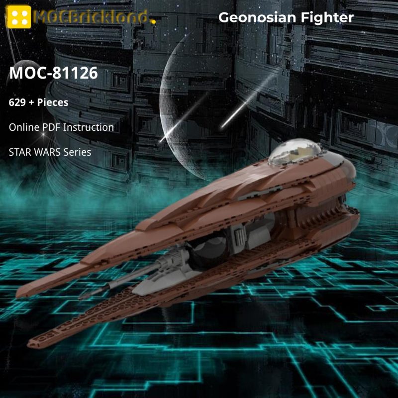 STAR WARS MOC 81126 Geonosian Fighter by Eventus Engineering System MOCBRICKLAND 5 800x800 1