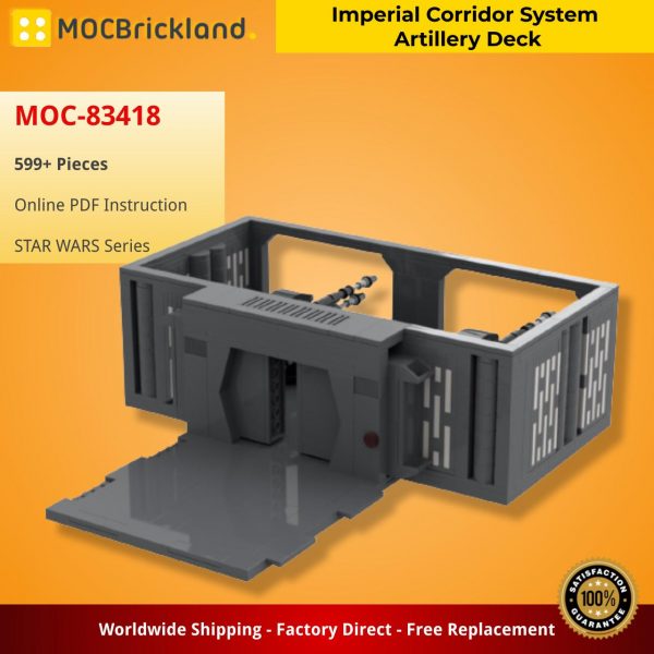 STAR WARS MOC 83418 Imperial Corridor System Artillery Deck by Brick boss pdf MOCBRICKLAND 3
