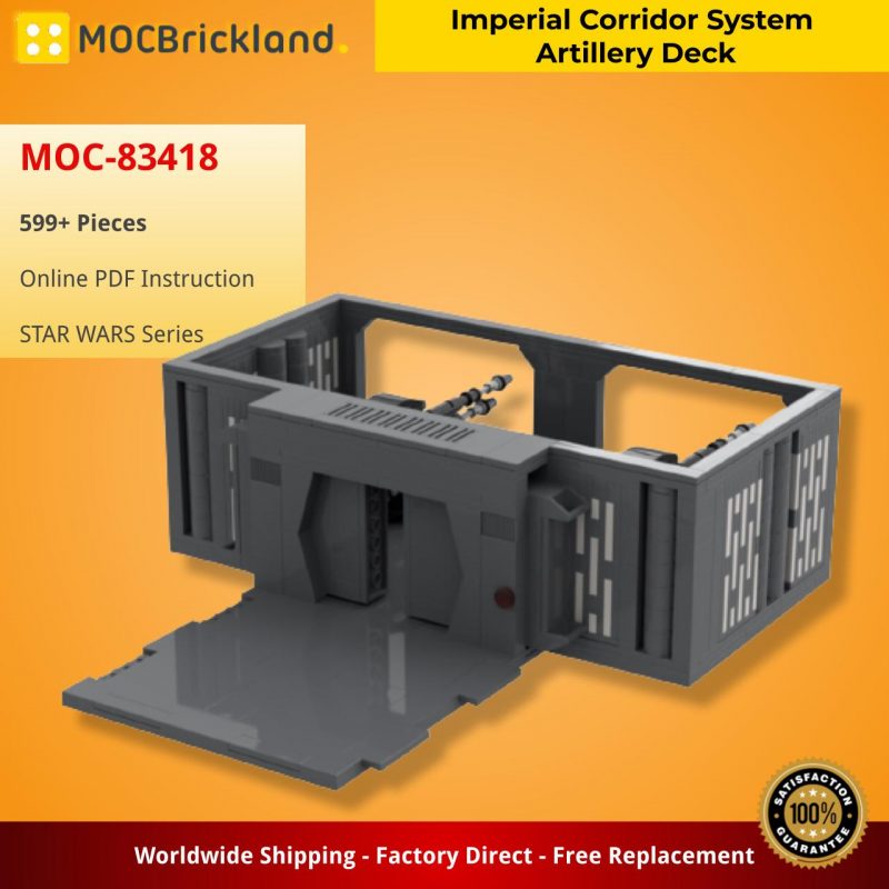 STAR WARS MOC 83418 Imperial Corridor System Artillery Deck by Brick boss pdf MOCBRICKLAND 3 800x800 1
