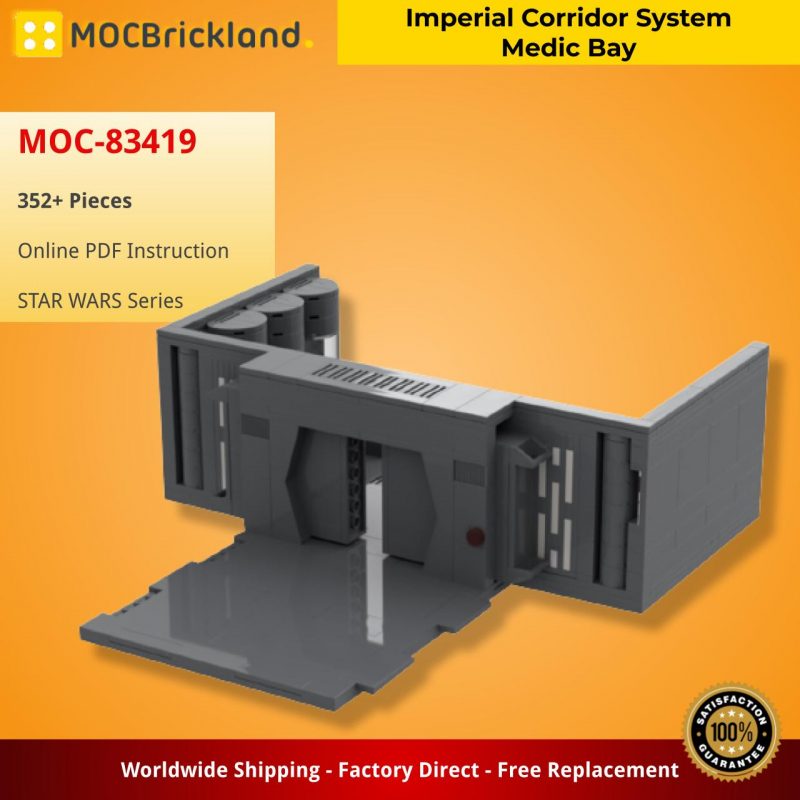 STAR WARS MOC 83419 Imperial Corridor System Medic Bay by Brick boss pdf MOCBRICKLAND 4 800x800 1