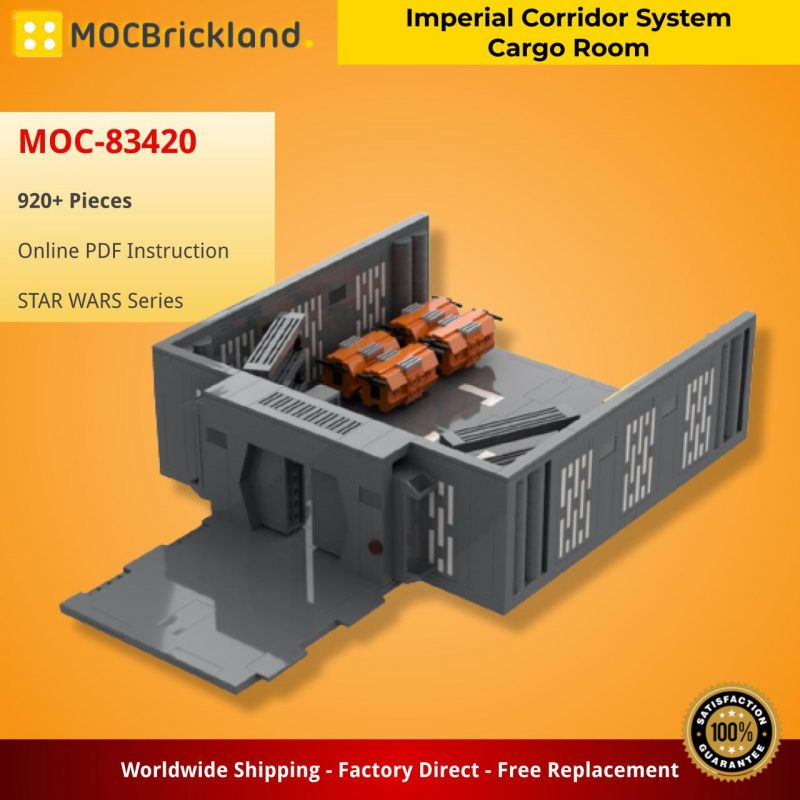 STAR WARS MOC 83420 Imperial Corridor System Cargo Room by Brick boss pdf MOCBRICKLAND 4 800x800 1