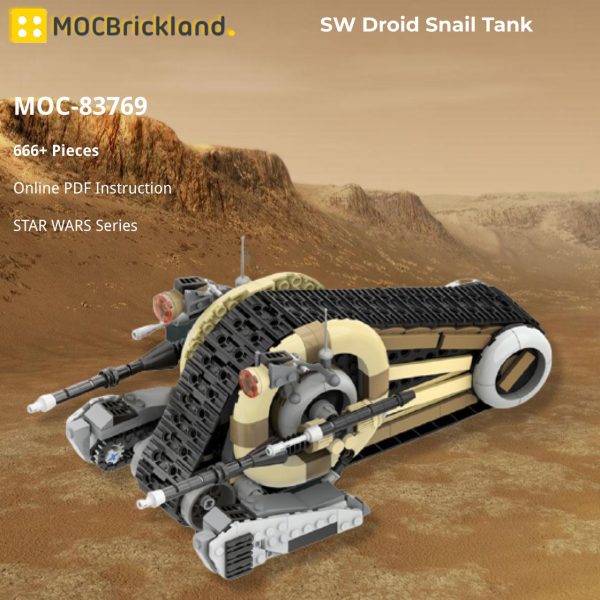 STAR WARS MOC 83769 SW Droid Snail Tank by MOCOPOLIS MOCBRICKLAND