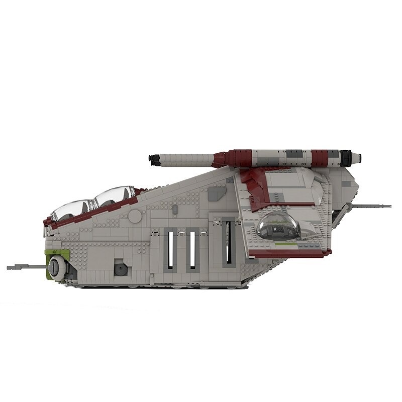 STAR WARS MOC 85627 UCS Republic Gunship The Clone Wars Mod by brickdefense MOCBRICKLAND 5 1