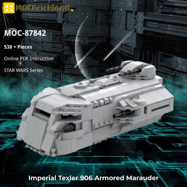 STAR WARS MOC 87842 Imperial Texler 906 Armored Marauder by Brick boss pdf MOCBRICKLAND 5