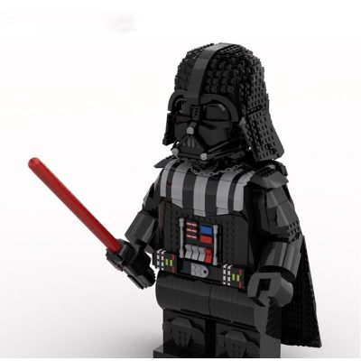 STAR WARS MOC 88104 Darth Vader Mega Figure by Albo.Lego MOCBRICKLAND 10