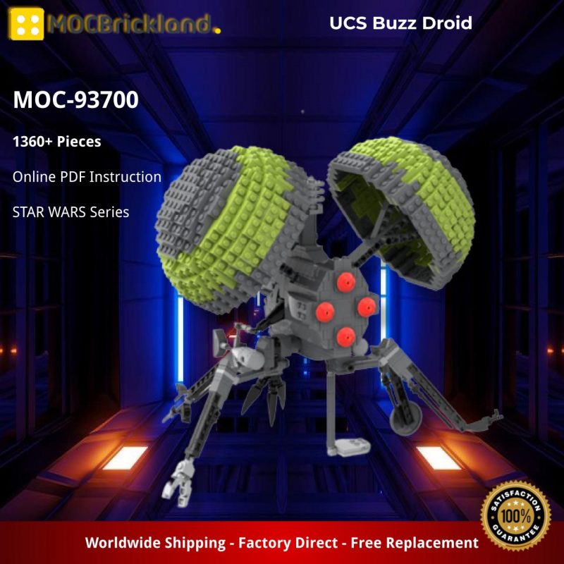 STAR WARS MOC 93700 UCS Buzz Droid by bowdbricks MOCBRICKLAND 2 800x800 1