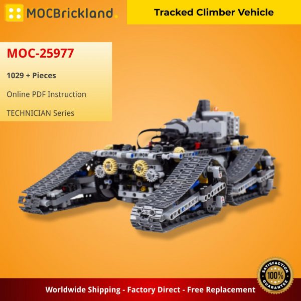 TECHNICIAN MOC 25977 Tracked Climber Vehicle by jac324324 MOCBRICKLAND 4