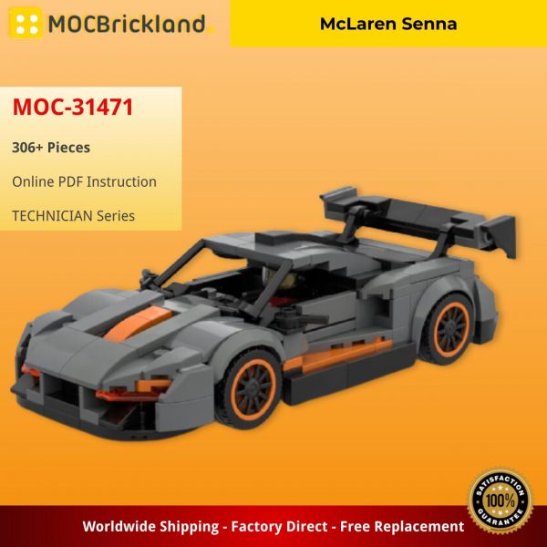 TECHNICIAN MOC 31471 McLaren Senna by legotuner33 MOCBRICKLAND 2