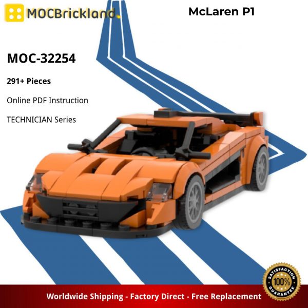 TECHNICIAN MOC 32254 McLaren P1 by legotuner33 MOCBRICKLAND 1