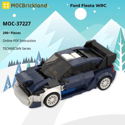 TECHNICIAN MOC 37227 Ford Fiesta WRC by legotuner33 MOCBRICKLAND 2