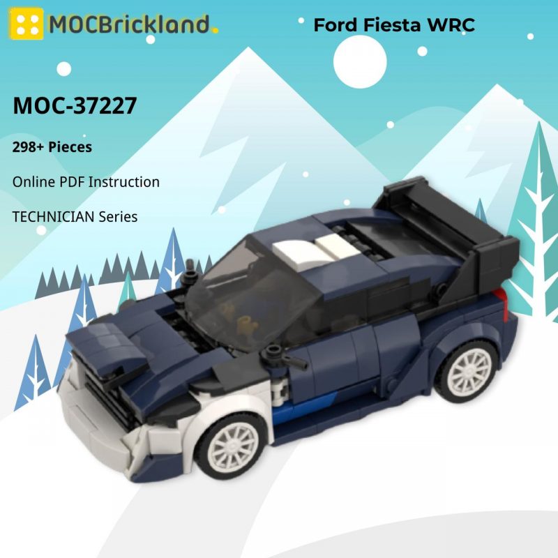 TECHNICIAN MOC 37227 Ford Fiesta WRC by legotuner33 MOCBRICKLAND 2 800x800 1