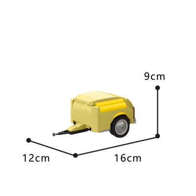 TECHNICIAN MOC 37518 Trailer for 10271 Fiat 500 rear by RB instructions MOCBRICKLAND 3