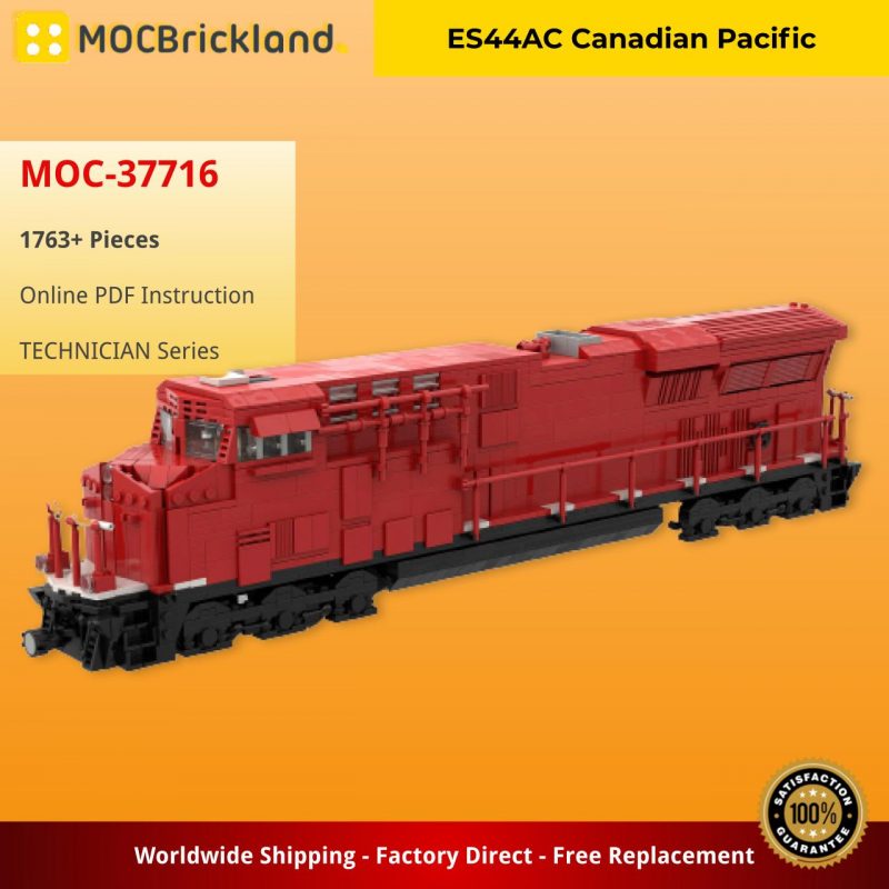 TECHNICIAN MOC 37716 ES44AC Canadian Pacific by Barduck MOCBRICKLAND 2 800x800 1