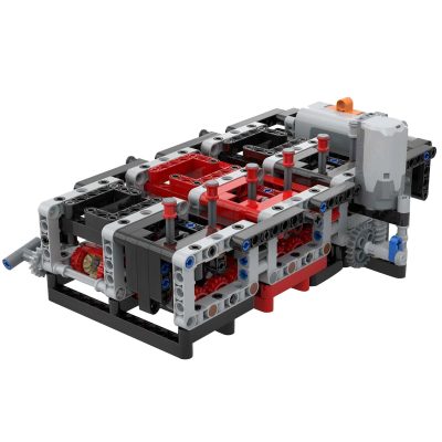 TECHNICIAN MOC 40533 63 Speed Gearbox Including Reverse by TechnicBrickPower MOCBRICKLAND 1
